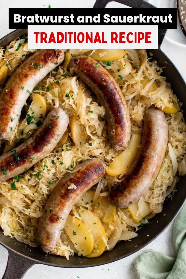 Sauerkraut und Bratwurst – Ein deutsches Kultgericht